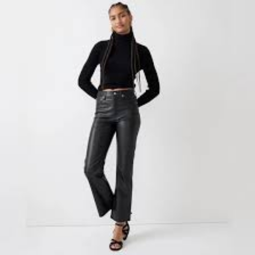 J. Crew Faux Leather Pants